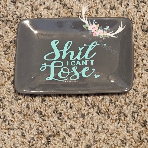 Humorous ring dish - New - Handmade - Picture 1 of 2